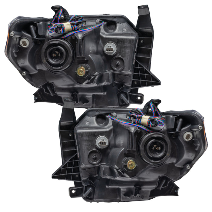 Oracle 14-17 Toyota Tundra SMD HL - Dual Halo Kit - ColorSHIFT w/ BC1 Controller