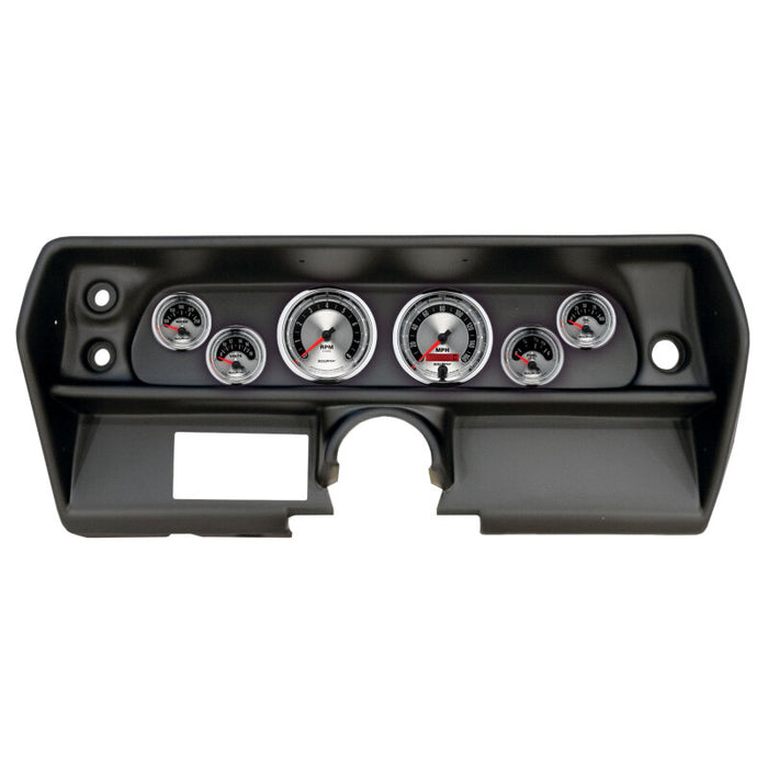 Autometer 1968 Chevrolet Nova Direct Fit Gauge Panel 3-3/8in x2 / 2-1/16in x4 - American Muscle