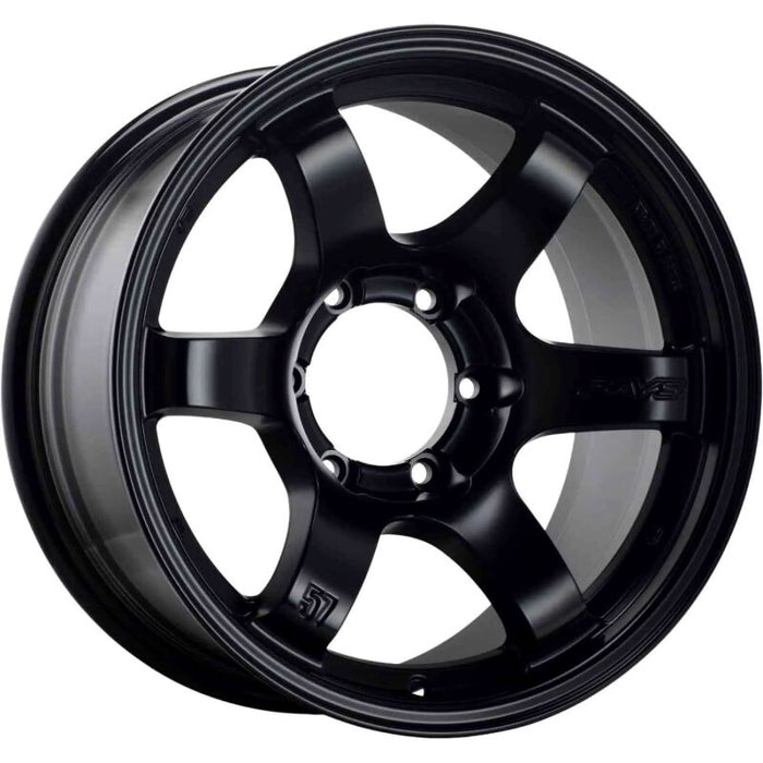 Gram Lights 57DR-X 17X8.5 +00 6x139.7 Semi Gloss Black