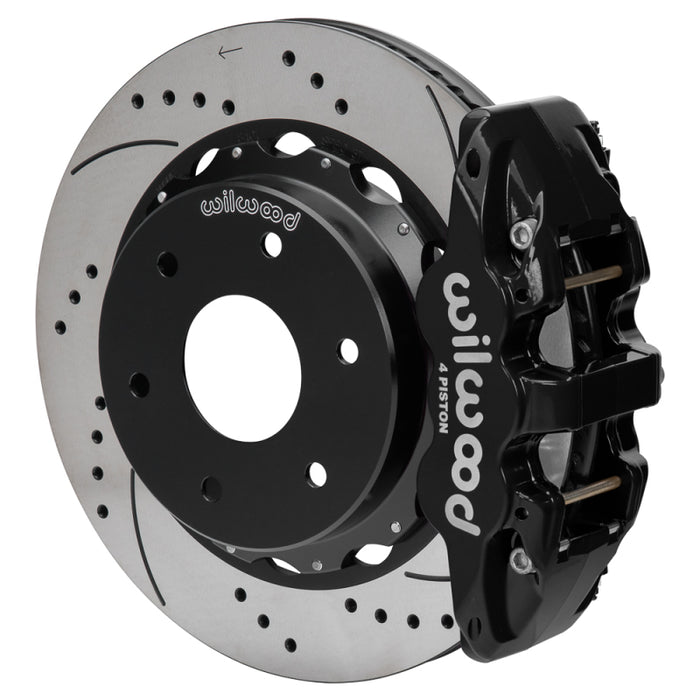 Wilwood kit rear DISC/DRUM AERO4 big ford new style 2.50 offset 14.00 rotor 6 lug SRP