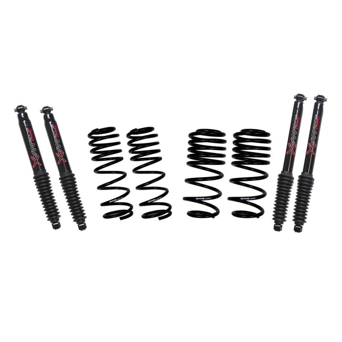 Skyjacker 21-24 Jeep Wrangler Non-Rubicon JL 4XE 2in-2.5in Susp. Lowering Kit w/ Black MAX Shocks