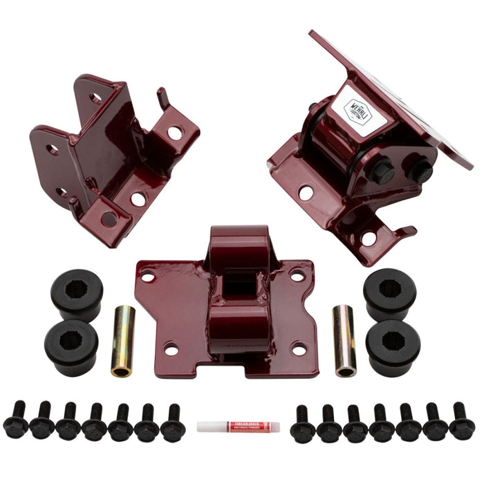 Wehrli 01-10 GM Duramax LB7/LLY/LBZ/LMM Heavy Duty Engine Mount - WCFab Red