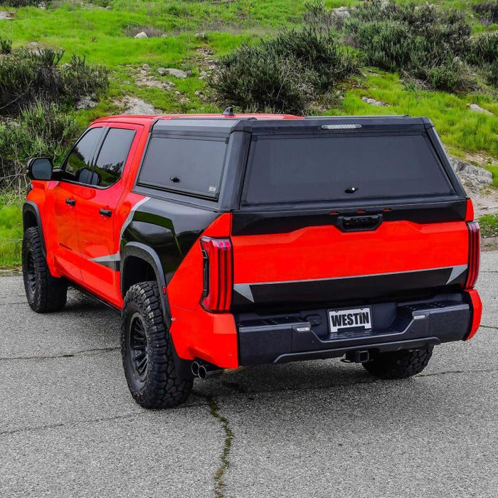 Westin EXP Truck Cap COMPLETE KIT A + B (22-25 Toyota Tundra CC 5.5ft. Bed) - Black