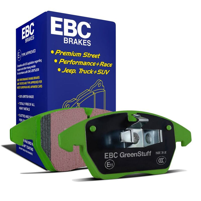 EBC 10+ Mazda 2 1.5 Greenstuff Front Brake Pads