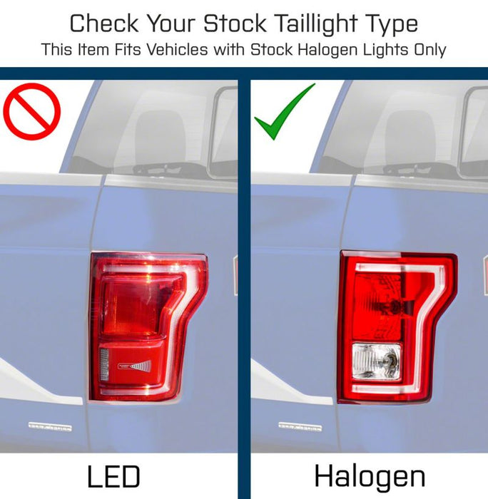 Raxiom 15-17 Ford F-150 G3 LED Tail Lights- Black Housing (Clear Lens)