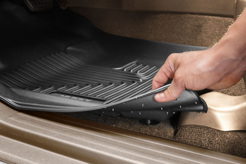 Husky Liners 07-12 Dodge Caliber / 07-14 Jeep Compass WeatherBeater Black 2nd Seat Floor Liners