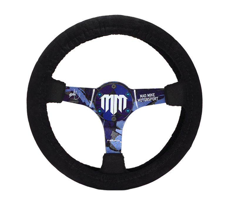 NRG Steering Wheel Cover - Black Stretch Micro Fiber w/ NRG Tag