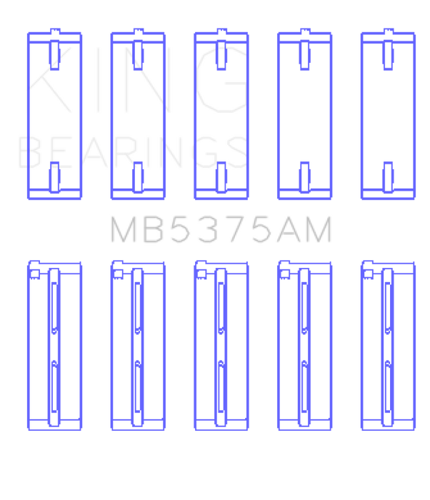 King Engine Bearings Toyota 2ZZGE Crankshaft Main Bearing Set