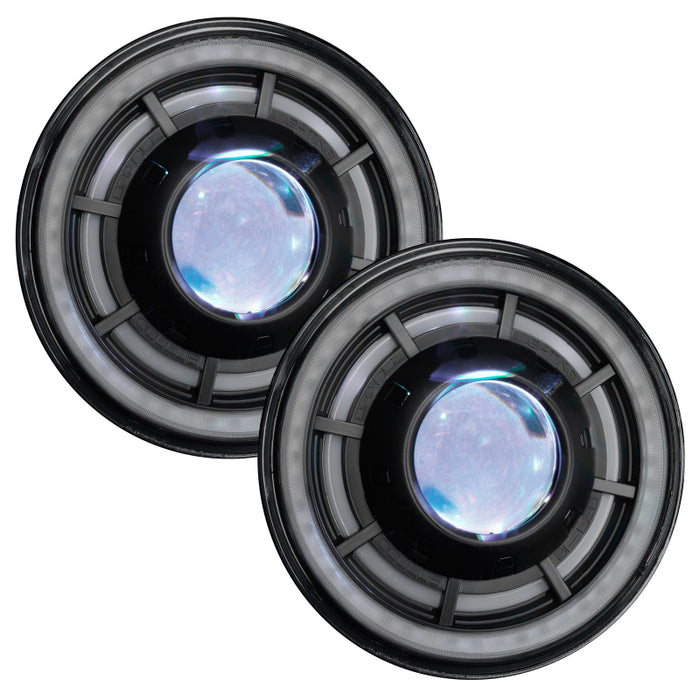 ORACLE Lighting 0718 Jeep Wrangler JK Oculus 7in ColorSHIFT Bi-LED Projector Headlights