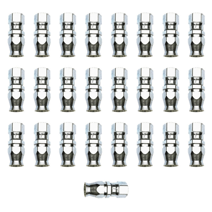 Russell Performance -6 AN Endura PowerFlex Power Steering Straight Hose Ends (25 pcs.)