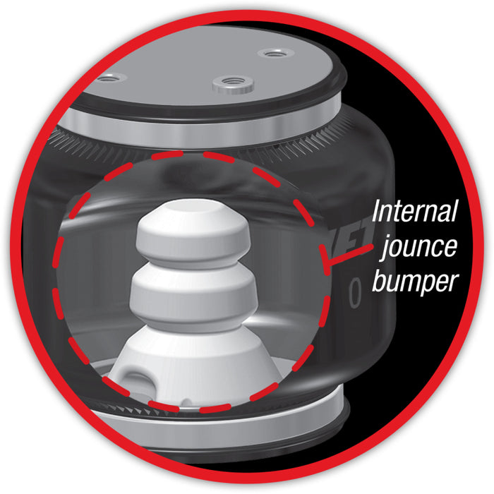 Air Lift Replacement Air Spring-LoadLifter 5000 Ultimate Bellows Type w/ internal Jounce Bumper