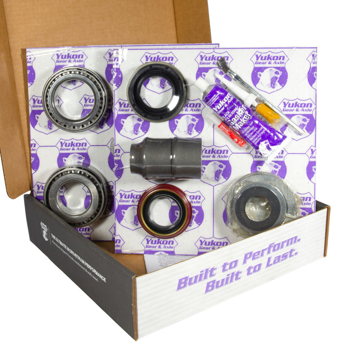 Yukon 9.75in Ford 4.11 Rear Ring & Pinion Install Kit 2.53in OD Axle Bearings and Seal