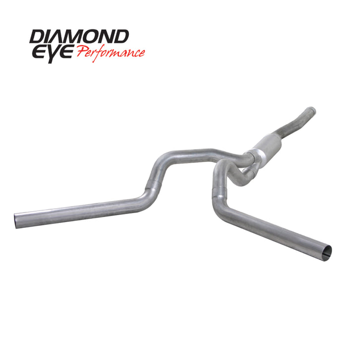 Diamond Eye KIT 4in Catback DUAL AL CHEVY/GMC 6.6L 2500/3500 2006-2007.5