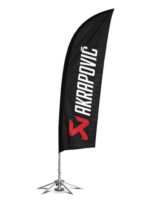 Akrapovic Self-standing flag set with tent flag kit