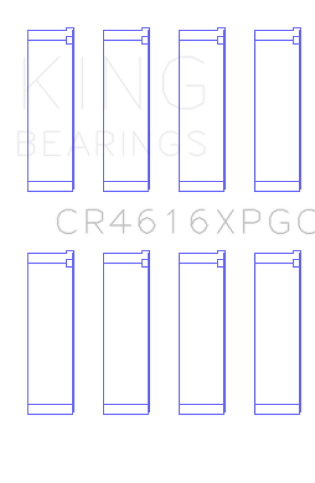 King Engine Bearings Subaru FA20 pMaxKote Performance Rod Bearing Set - Size STDX