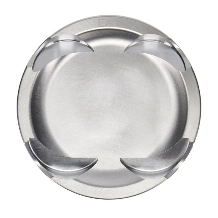 JE Pistons - Set of 4 Mitsubishi 4B11T 87.0mm Bore +.2 Dome Asymmetrical FSR Pistons - Set of 4