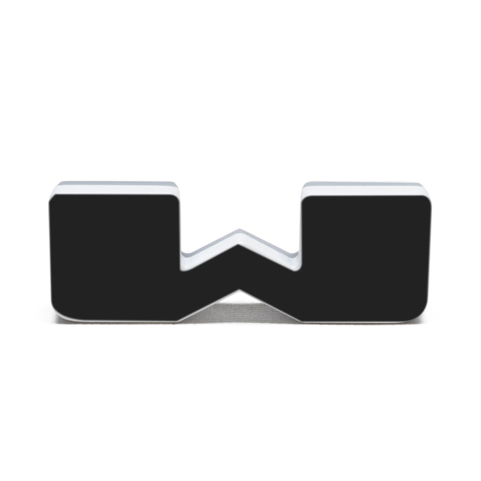 ORACLE Lighting Universal Illuminated LED Letter Badges - Matte Blk Surface Finish - W