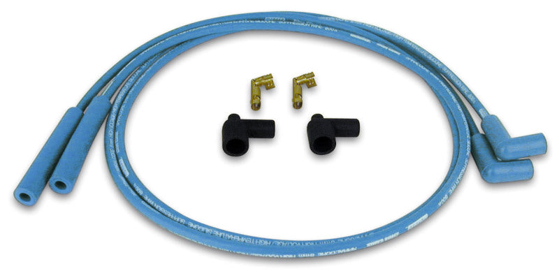 Moroso Custom Ignition Wire Set - Blue Max - Spiral Core - 90 Degree - 2 Piece