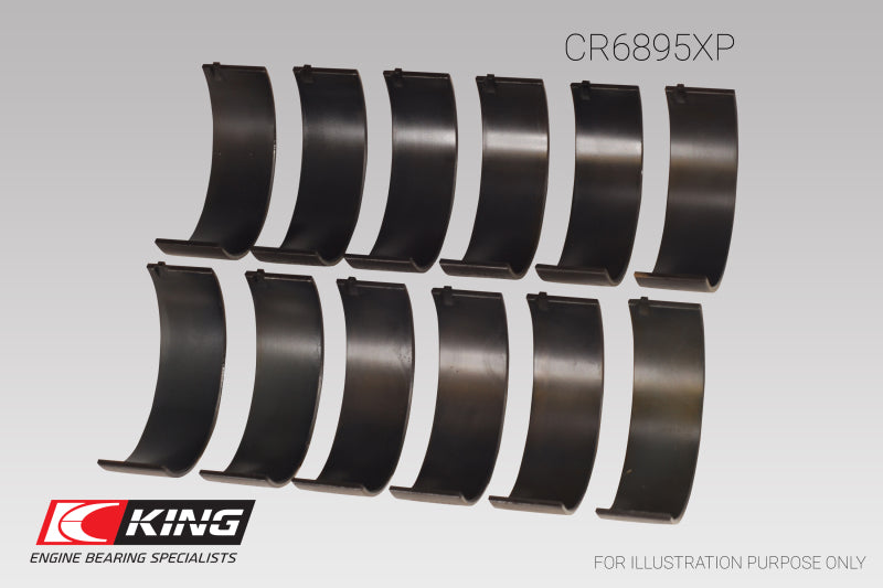 King Engine Bearings Ford Ecoboost 3.5L V6 (Size 0.26) Connecting Rod Bearing Set