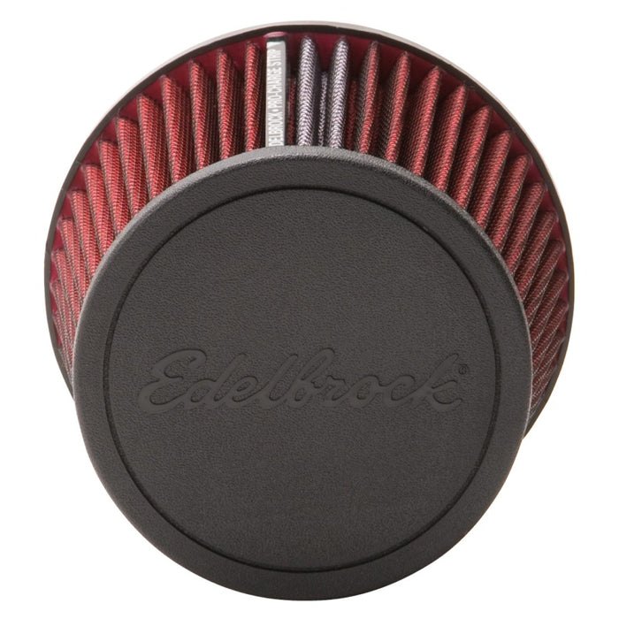 Edelbrock Air Filter Pro-Flo Series Conical 6 5In Tall Red/Black