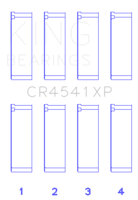 King Engine Bearings Honda F23 Performance Rod Bearing Set - Size STD