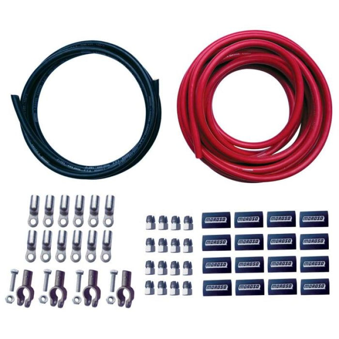 Moroso Remote/Dual Battery Cable Kit (w/Screw Terminals)