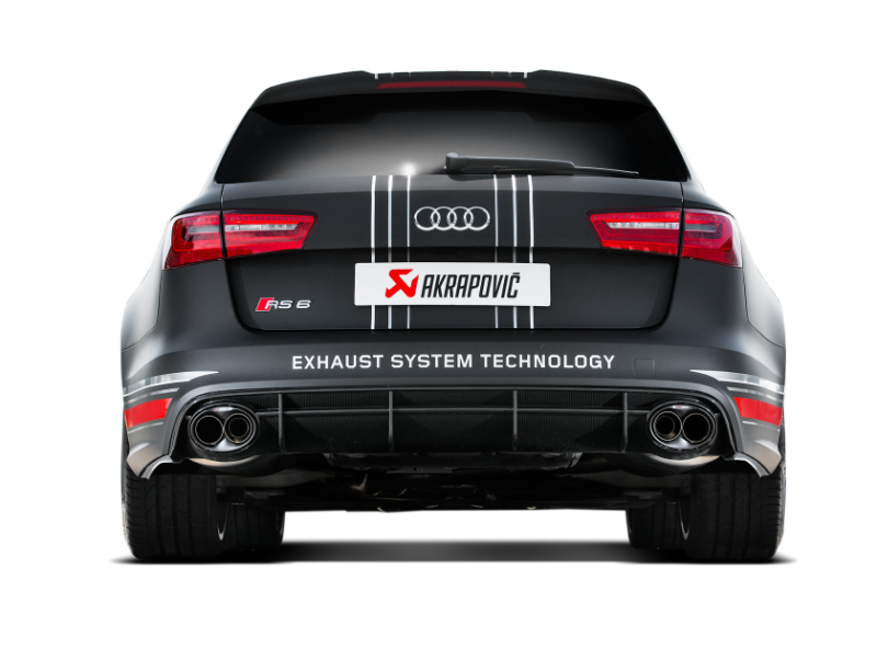 Akrapovic 14-17 Audi RS6 Avant (C7) Evolution Line Cat Back (Titanium) w/ Carbon Tips