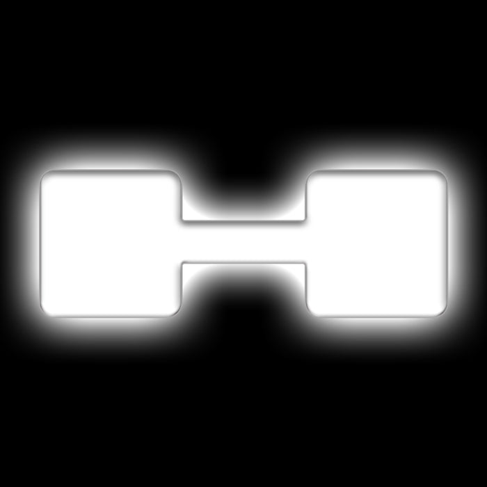 ORACLE Lighting Universal Illuminated LED Letter Badges - Matte Wht Surface Finish - H