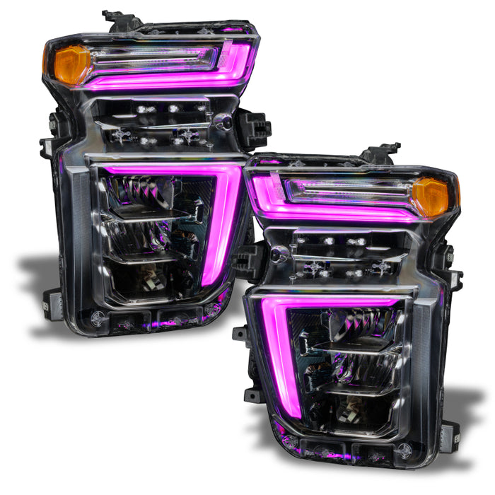 Oracle 20-21 Chevy Silv HD 2500/3500 RGB+W Headlight DRL Kit - w/ BC1 Controller