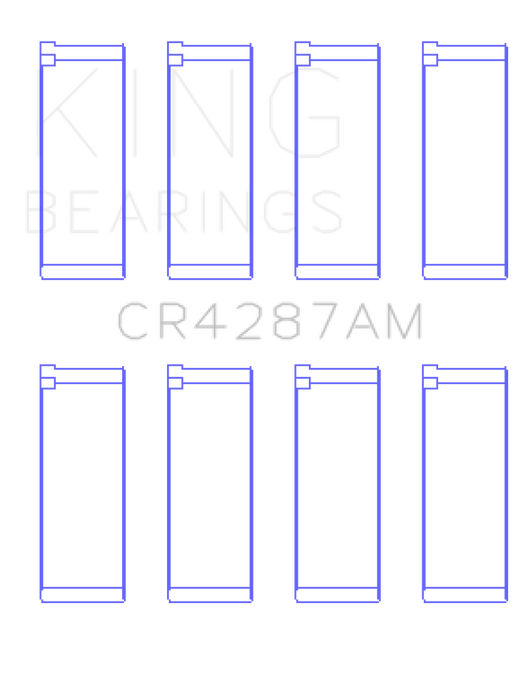 King Engine Bearings Acura B18C1/B18C5 L4/Honda 110CI  DOHC Rod Bearing Set - Size STD