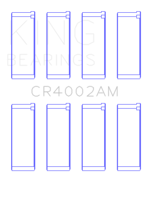King Ford/Kia/Mazda DOHC 16 Valve/SOHC 16 Valve/SOHC 8 Valve Rod Bearing Set - Size STD