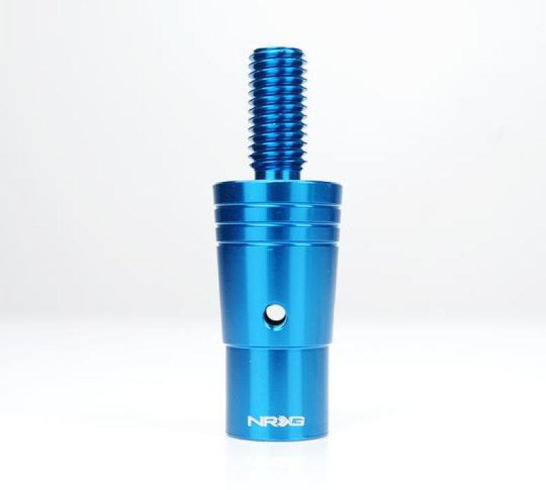 NRG 14mm Euro Aluminum Adapter w/ M10x1.5 Thread Pitch - Blue