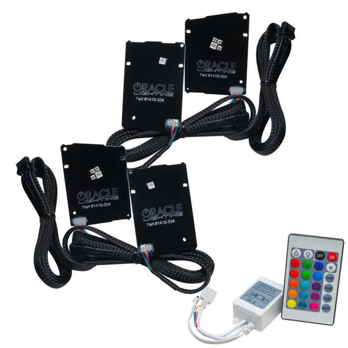 Oracle 19-21 Chevy Camaro LS/LT RGB+A Headlight DRL Kit - w/ Simple Controller