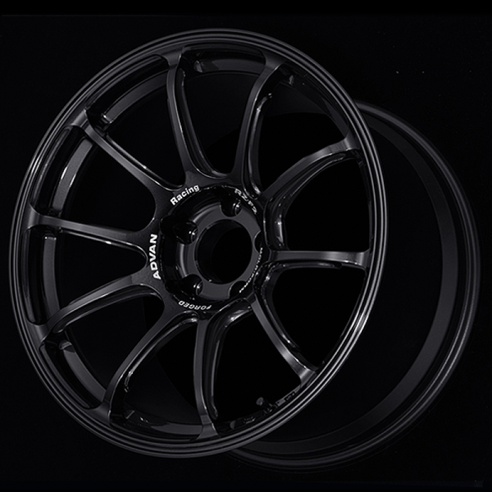 Advan RZ-F2 18x9.5 +12 5x114.3 Racing Titanium Black Wheel