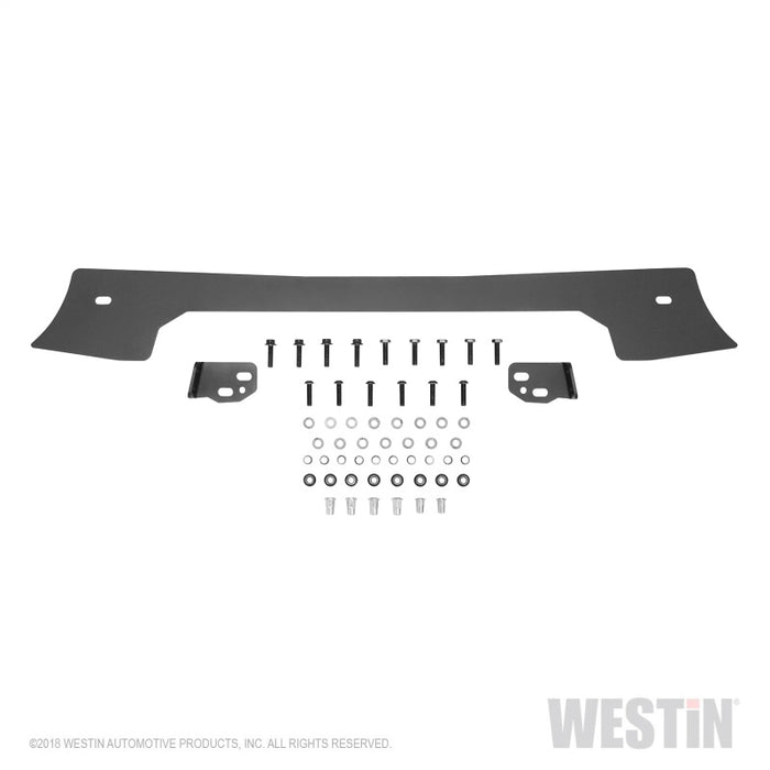 Westin 07-18 Jeep Wrangler JK WJ2 Skid Plate for Front Bumper - Textured Black