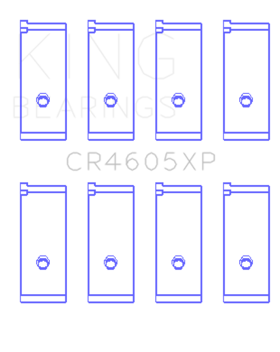 King Engine Bearings Suzuki G13A/G13B (Size STD) Performance Rod Bearing Set