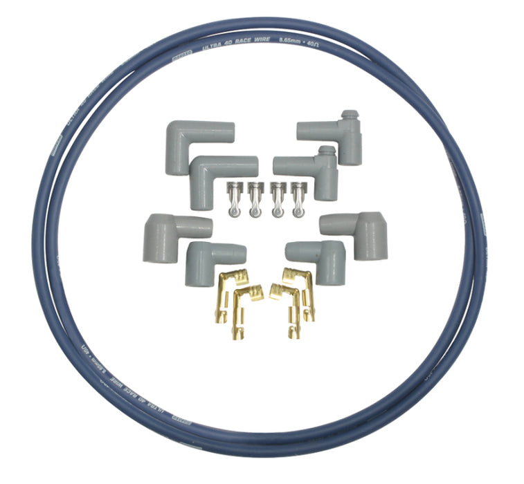 Moroso Ignition Coil Wire Kit - Ultra 40 - 6ft - Blue