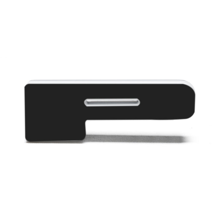 ORACLE Lighting Universal Illuminated LED Letter Badges - Matte Blk Surface Finish - P