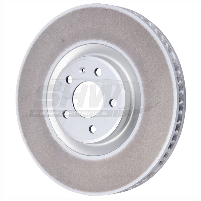 SHW 15-18 Porsche Macan GTS w/18in Wheels w/o Ceramics Right Frt Smooth MB Brake Rotor (95B615302J)