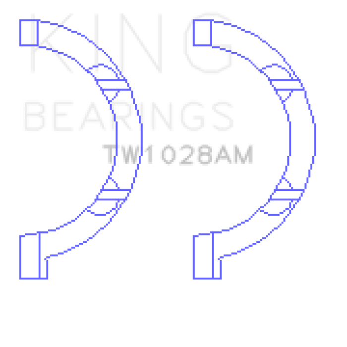 King Engine Bearings Chrysler Pentastar 3.6L ERB V6 Thrust Washer Set