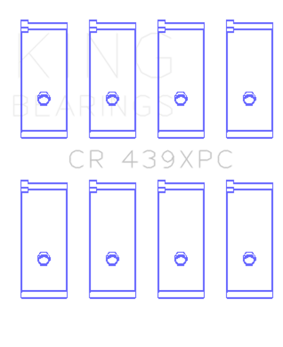 King Engine Bearings Honda B18A1/B18B1 pMaxKote Performance Rod Bearing Set