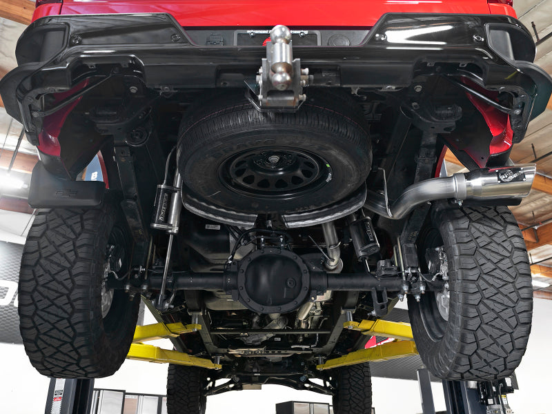 aFe Apollo GT Series 2019 GM Silverado/Sierra 1500 4.3L/5.3L 409 SS CB Exhaust System w/Polished Tip