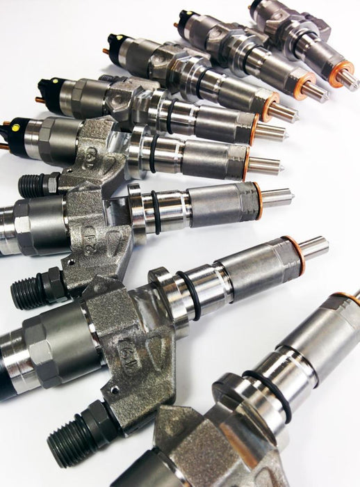 DDP 01-04 Chevrolet Duramax 6.6L LB7 Reman Injector Set - 75hp (45% Over)