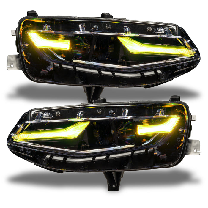 Oracle 19-21 Chevy Camaro LS/LT RGB+A Headlight DRL  Kit - ColorSHIFT w/ BC1 Controller