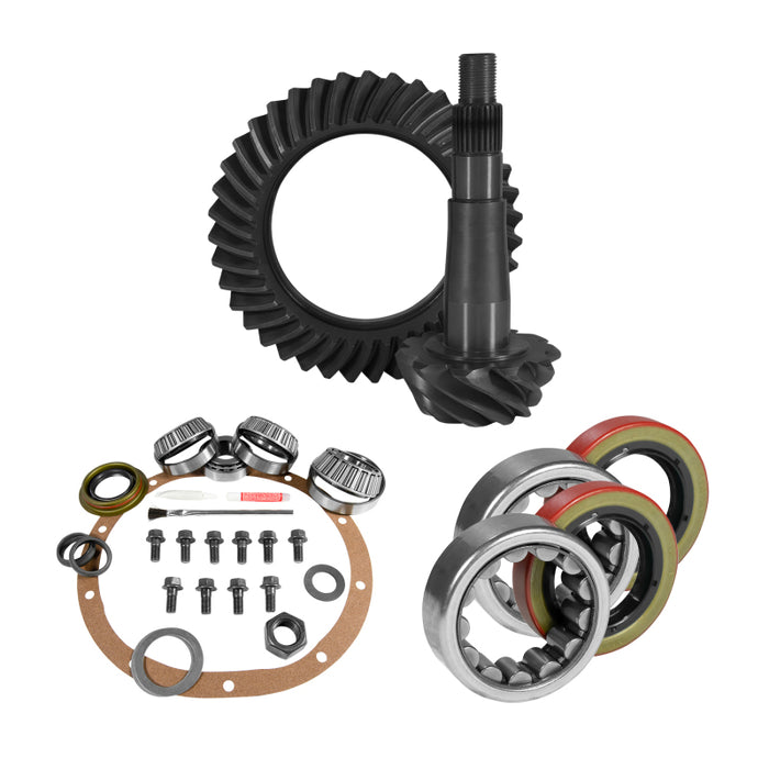 Yukon 8.25in CHY 4.11 Rear Ring & Pinion Install Kit 1.618in ID Axle Bearings and Seals
