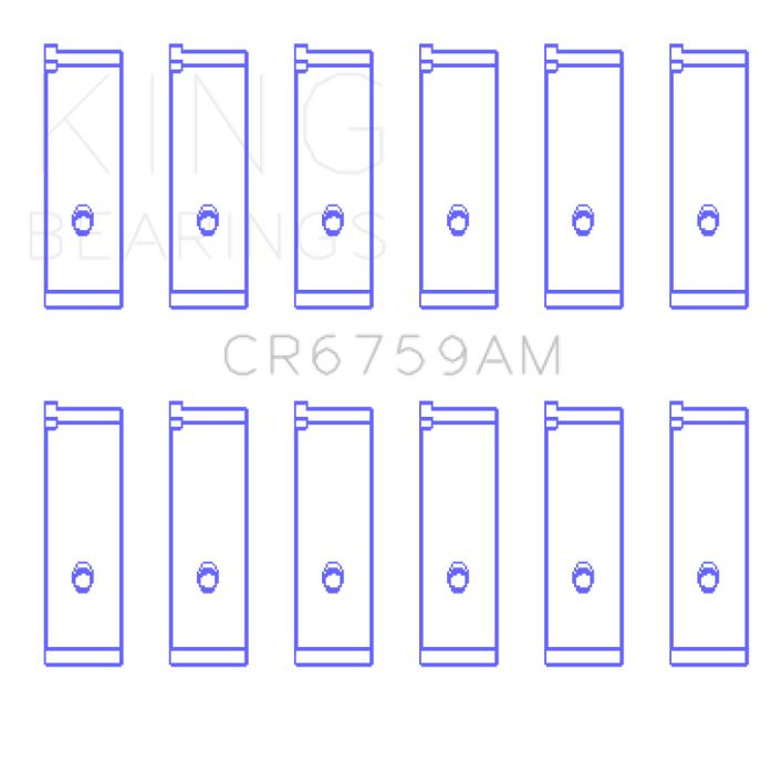 King Engine Bearings Honda C32A / C35A Connecting Rod Bearing Set