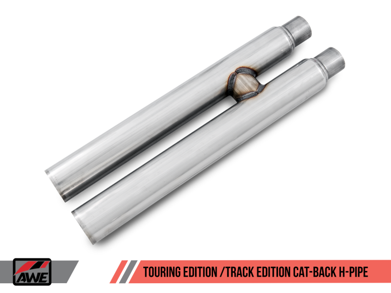 AWE Tuning S550 Mustang GT Cat-Back Exhaust - Track Edition (Chrome Silver Tips)