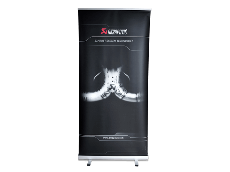 Akrapovic Pull Up Banner MC and Car