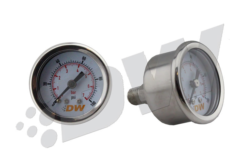 DeatschWerks 0-100 PSI 1/8in NPT Mechanical Fuel Pressure Gauge