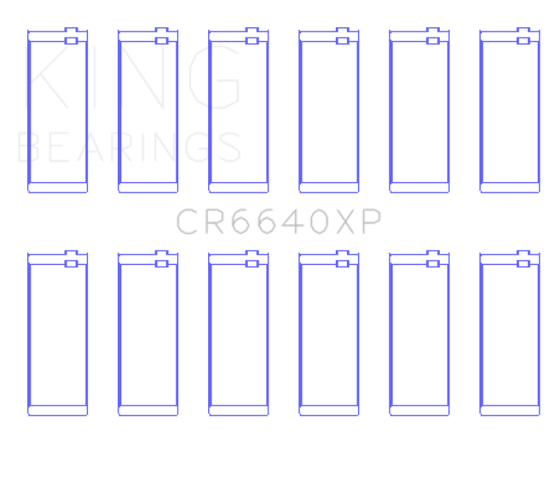 King Engine Bearings BMW M20/M50 2.0L/2.5L/2.7L Performance Rod Bearing Set - Size STDX